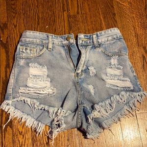 jean shorts